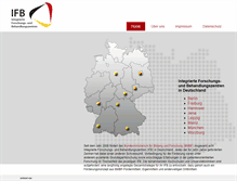 Tablet Screenshot of ifb-portal.de